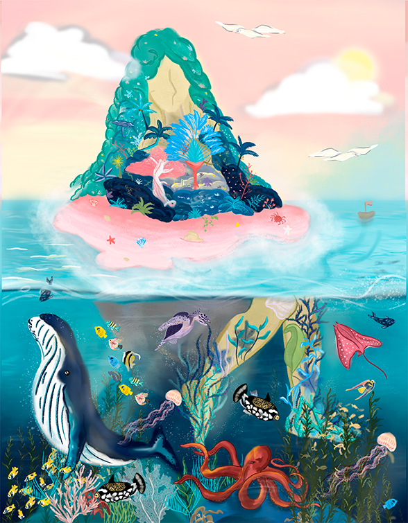 Ilustración Regreso al Mar - Posteluz AR