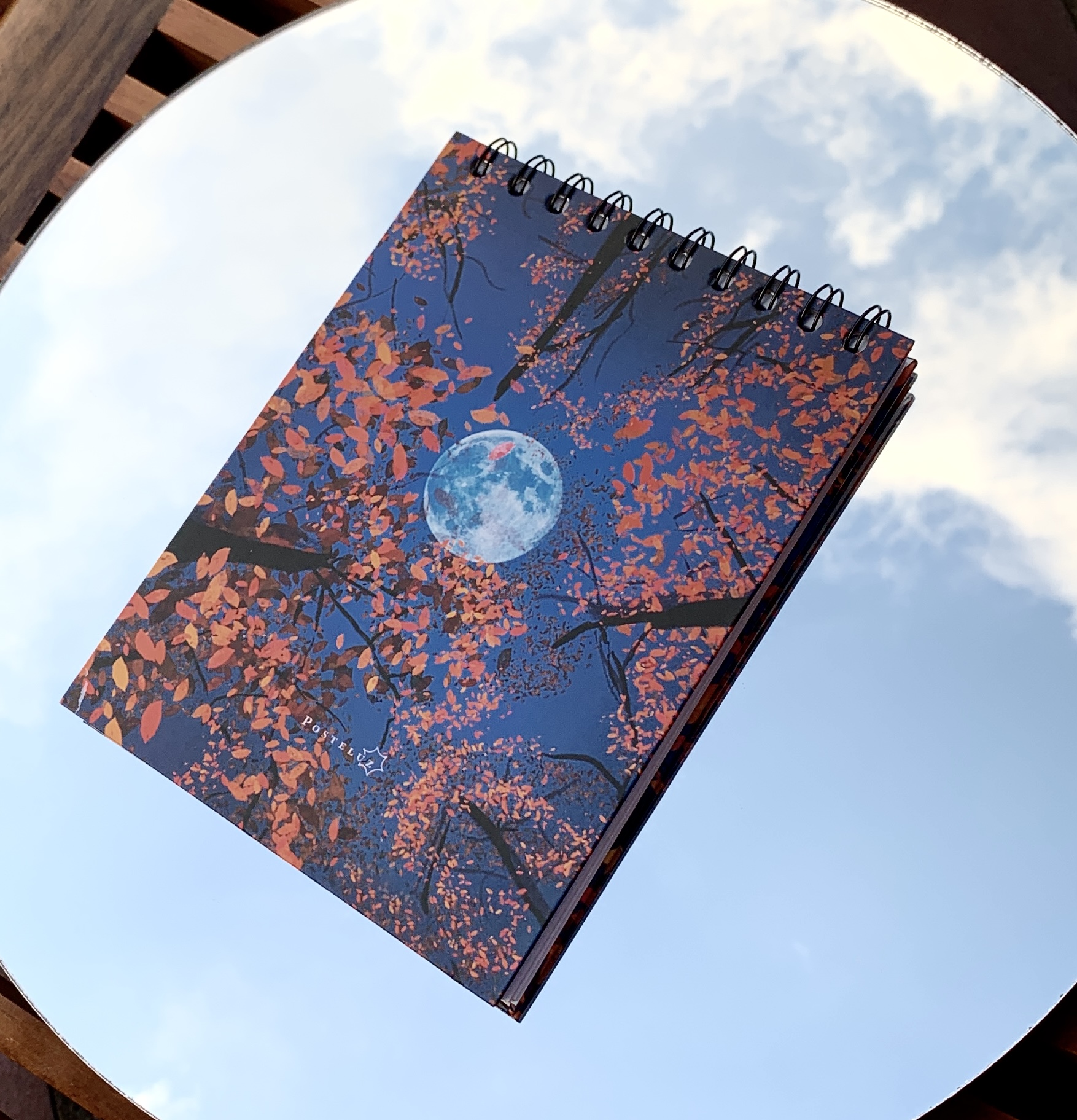 Micro Cosmos Posteluz — cuadro de madera con ilustración de jaguar